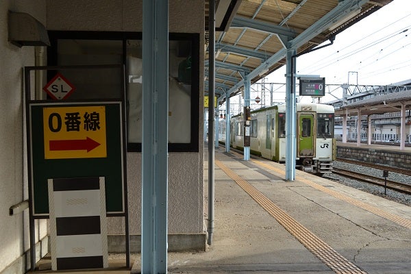 北上駅0番線